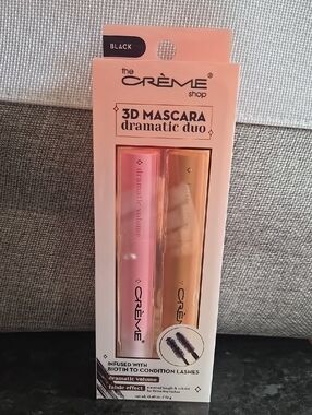 The Crème Shop Mascara Dramatic Duo NWT Black